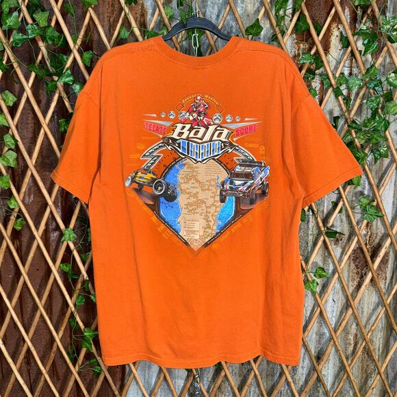 Vintage Y2K Baja Mexico 2005 tecate off road racing t-shirt - Picture 1 of 4